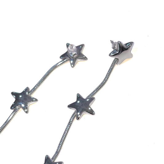 SHOOTING STAR EARRING / silver / ステンレスピアス
