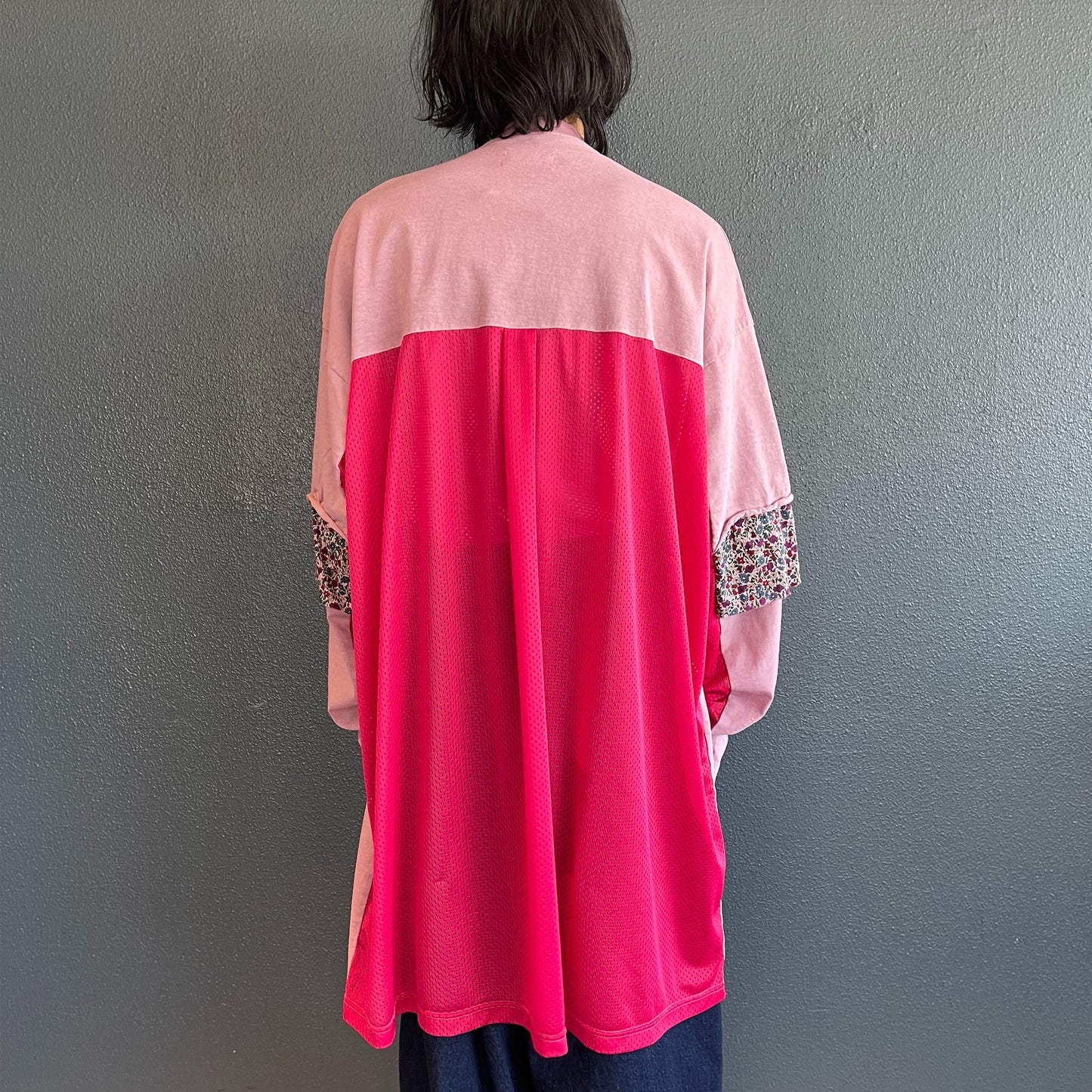 DESTROY LAYERED SHIRT / PINK OVERDYE / レイヤードシャツ | シープ