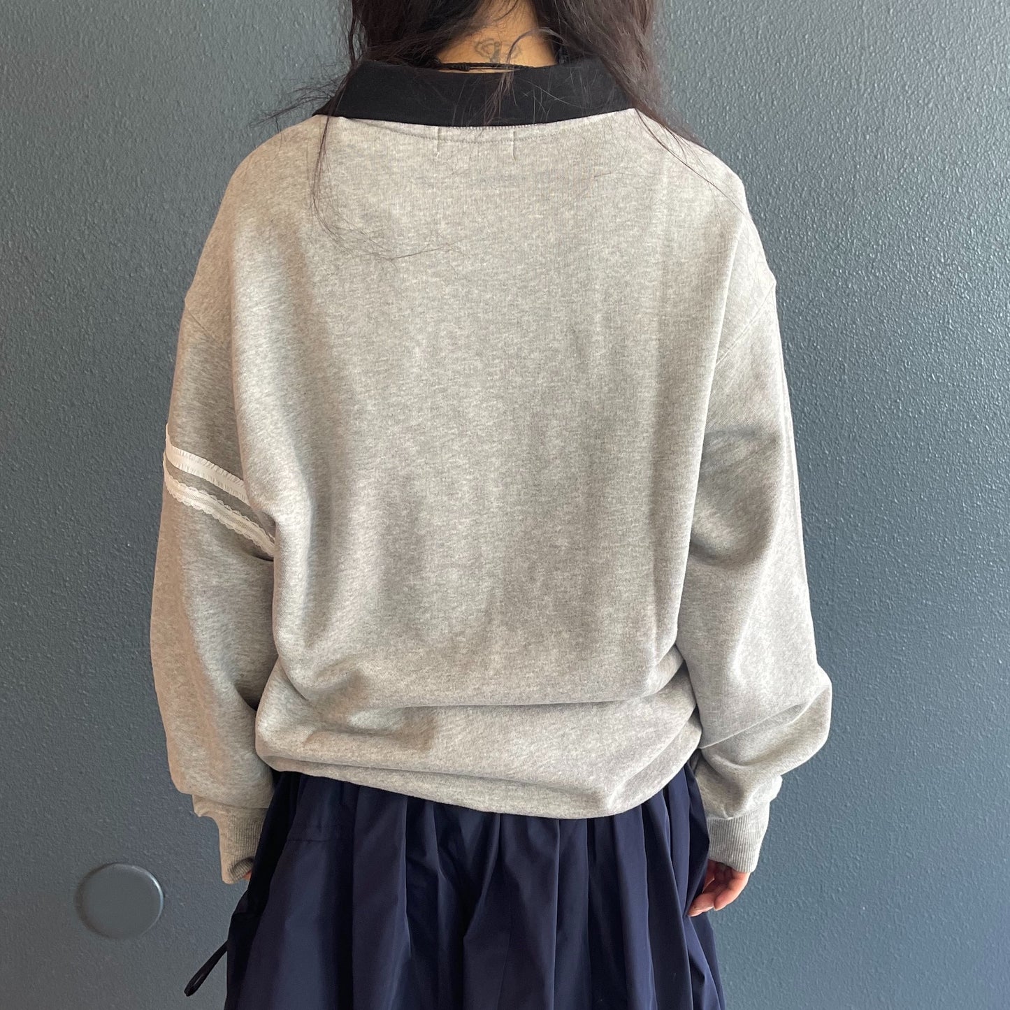 Connie bloke sweatshirt / Gray / ユニフォームスウェット