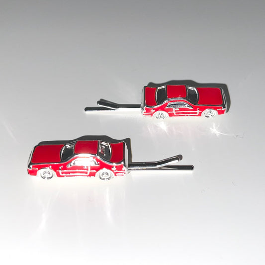 TRAFFIC JAM HAIRPINS / RED / カーチャームヘアピン
