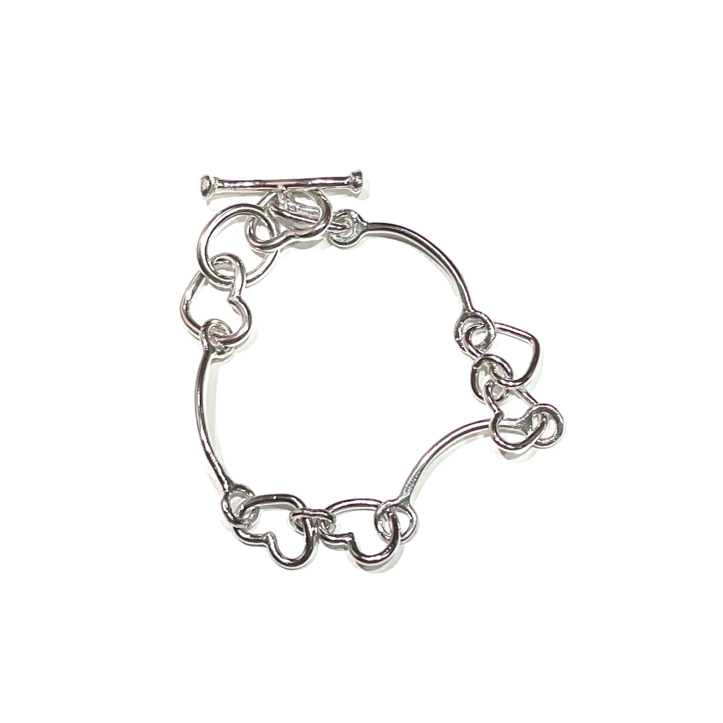 o.watery / heart chain bracelet / silver / ハート