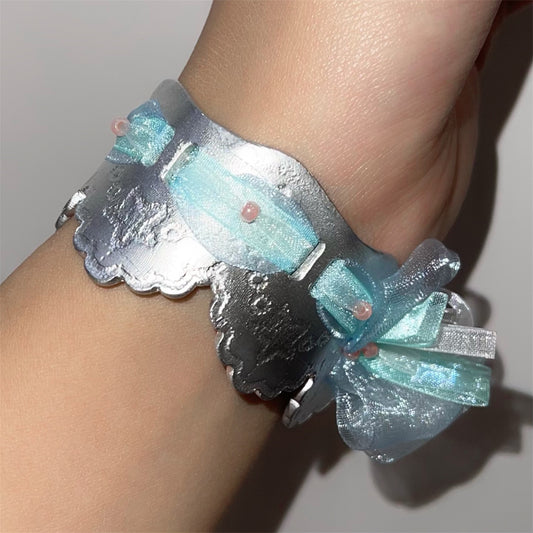 lace bangle / Star blue / レースバングル